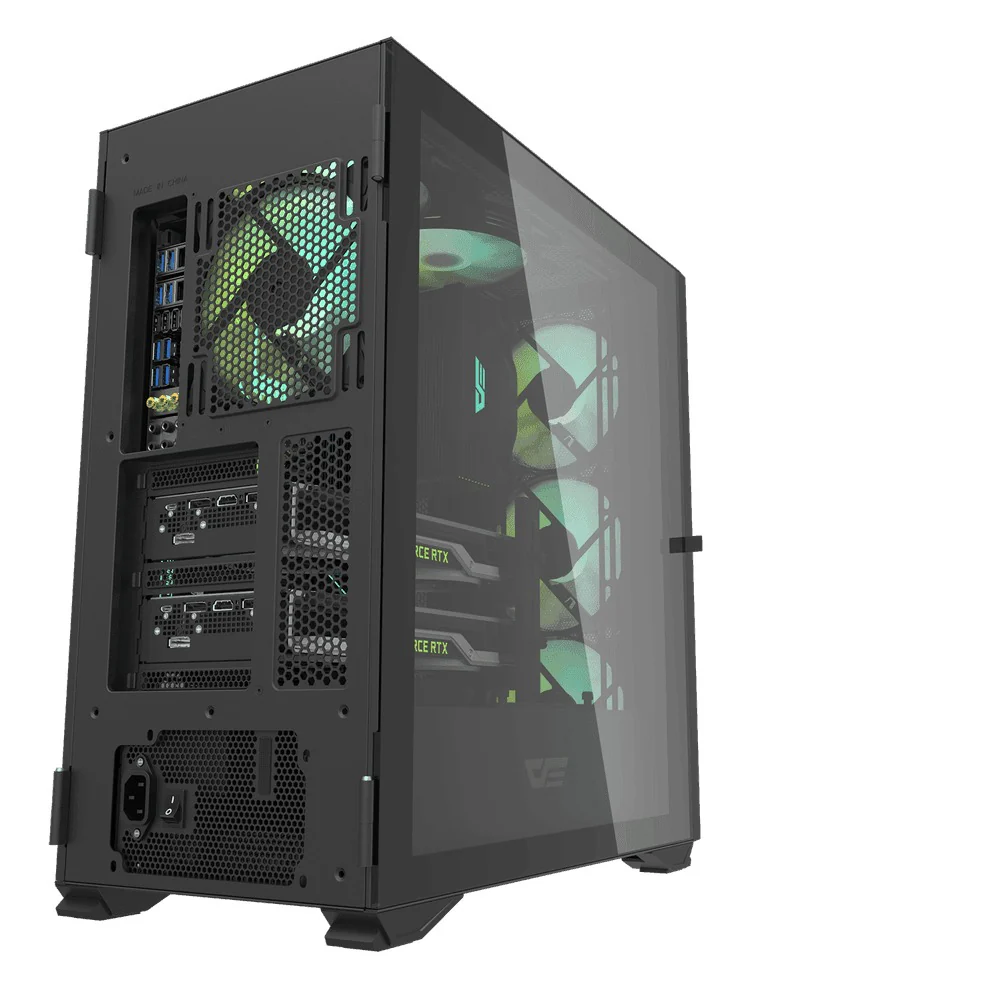 Darkflash DLX21 Mesh EATX PC Case (Black, White) - Image 4