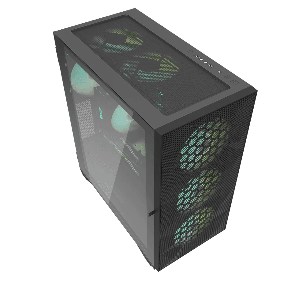Darkflash DLX21 Mesh EATX PC Case (Black, White) - Image 5