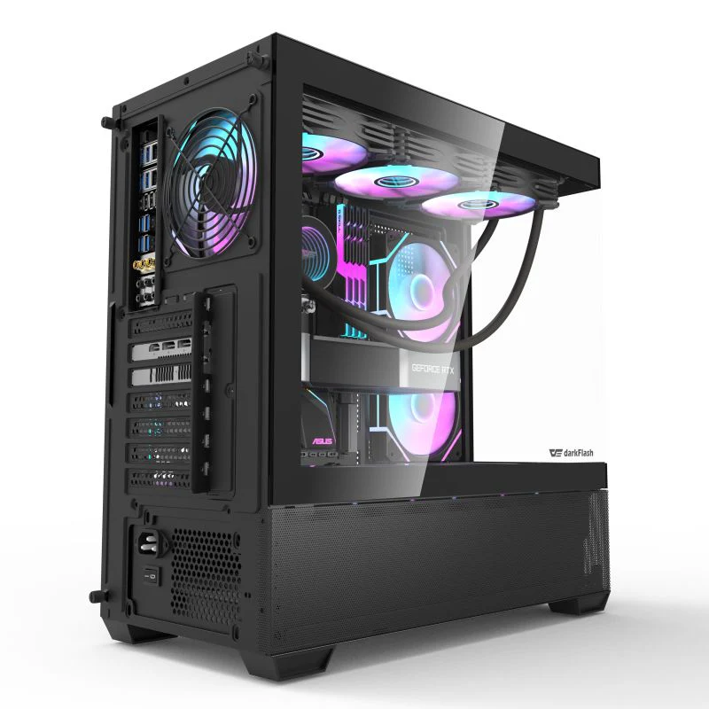 Darkflash DS900 Air Panoramic Glass Slide Panel Luxury PC Gaming Case - Image 14