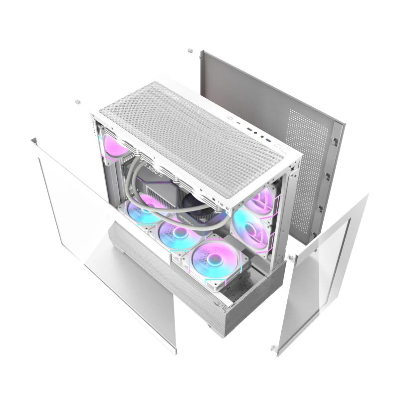 Darkflash DS900 Air Panoramic Glass Slide Panel Luxury PC Gaming Case - Image 19