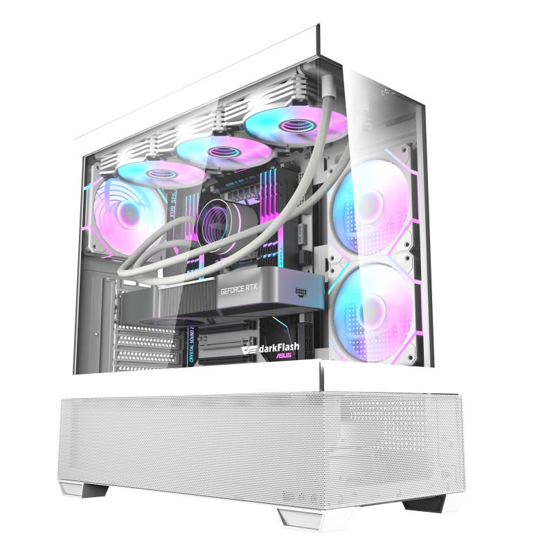 Darkflash DS900 Air Panoramic Glass Slide Panel Luxury PC Gaming Case - Image 3