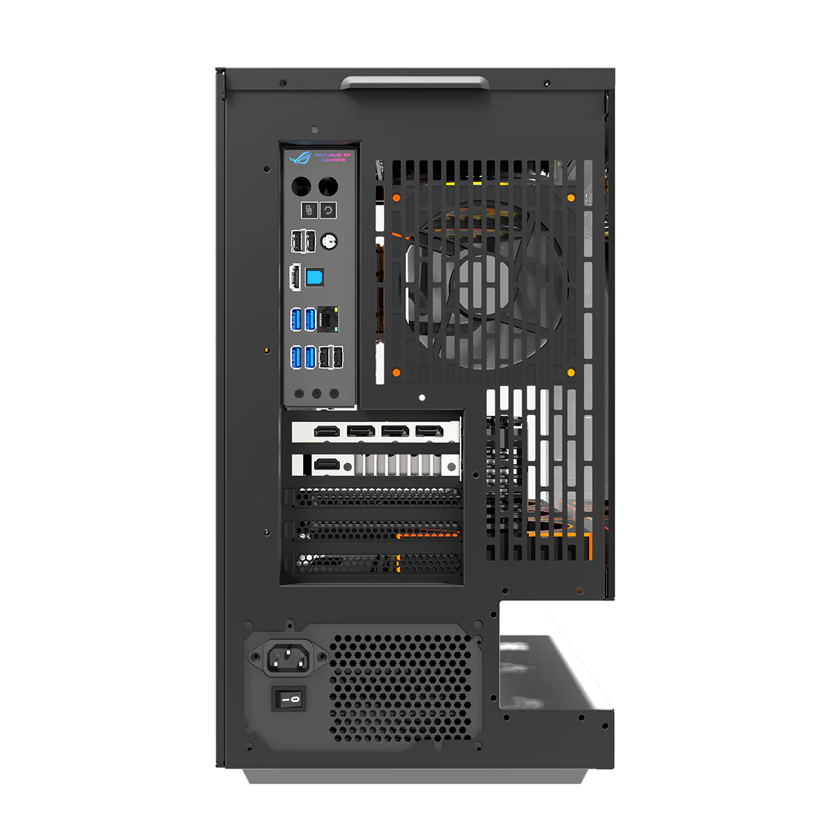 DarkFlash Floatron F1 Art Ultra TG Panel M-ATX PC Case (Black) - Image 11