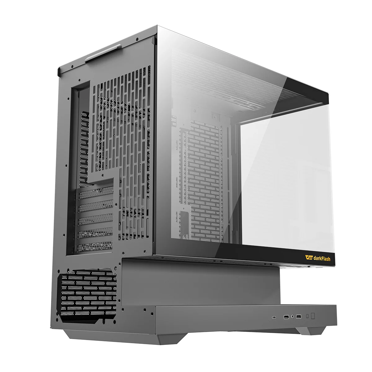DarkFlash Floatron F1 Art Ultra TG Panel M-ATX PC Case (Black) - Image 14