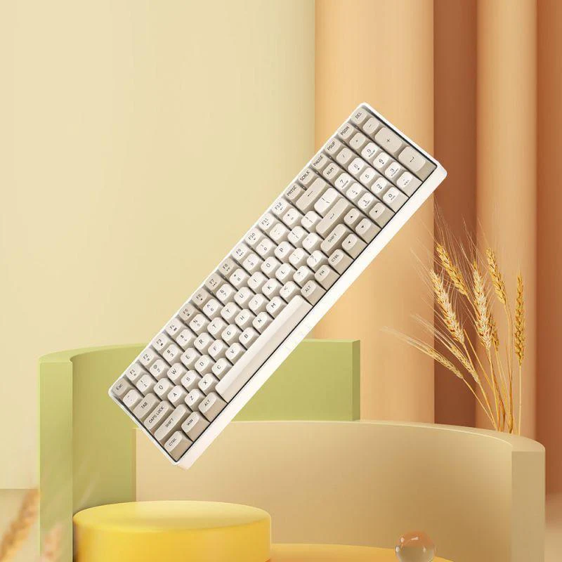 Darkflash GD100 Mechanical Keyboard (Milky & Brown) (Yellow Switch) - Image 2