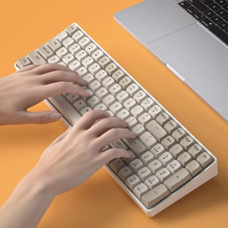 Darkflash GD100 Mechanical Keyboard (Milky & Brown) (Yellow Switch) - Image 4
