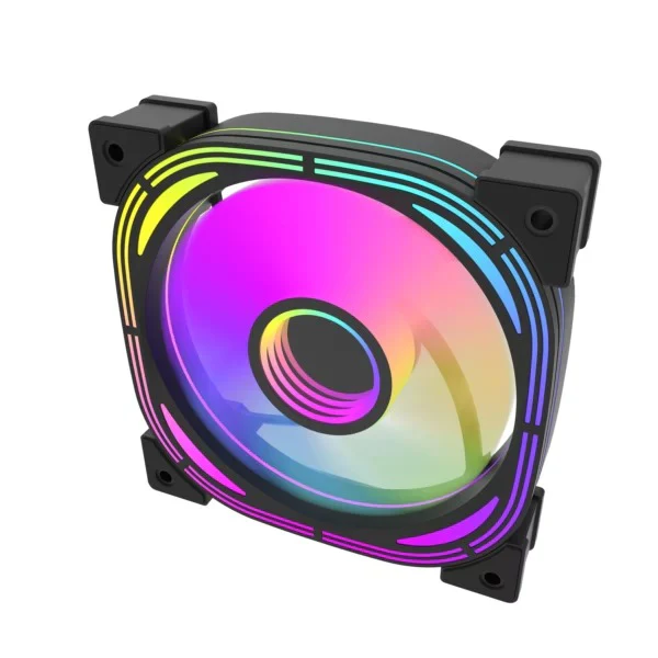 Darkflash Infinity 24 120MM 6PIN A-RGB Cooling Fan (Single) (Black) - Image 4