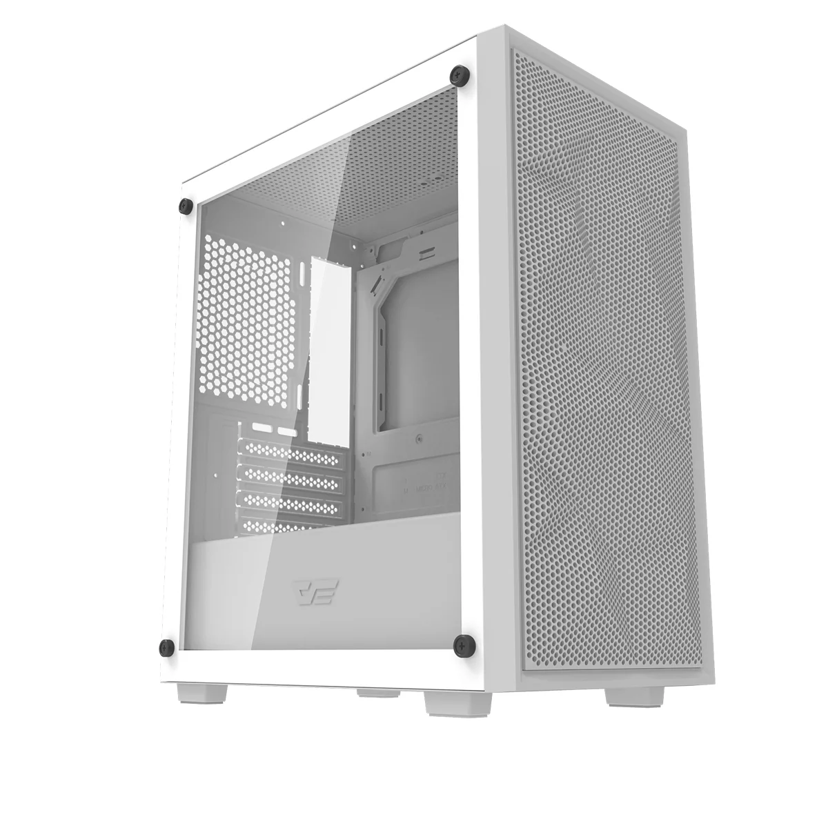 DarkFlash M305 Mesh TG Panel Luxury M-ATX PC Case (Black, White) - Image 13