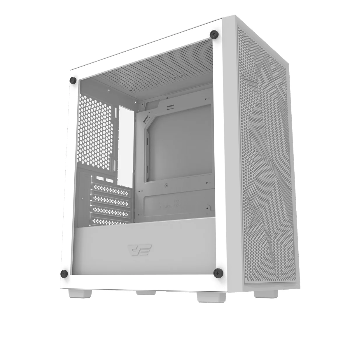 DarkFlash M305 Mesh TG Panel Luxury M-ATX PC Case (Black, White) - Image 14