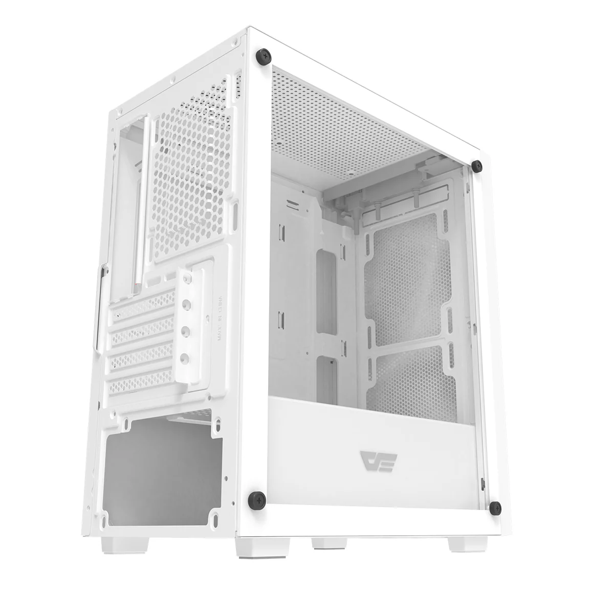 DarkFlash M305 Mesh TG Panel Luxury M-ATX PC Case (Black, White) - Image 19