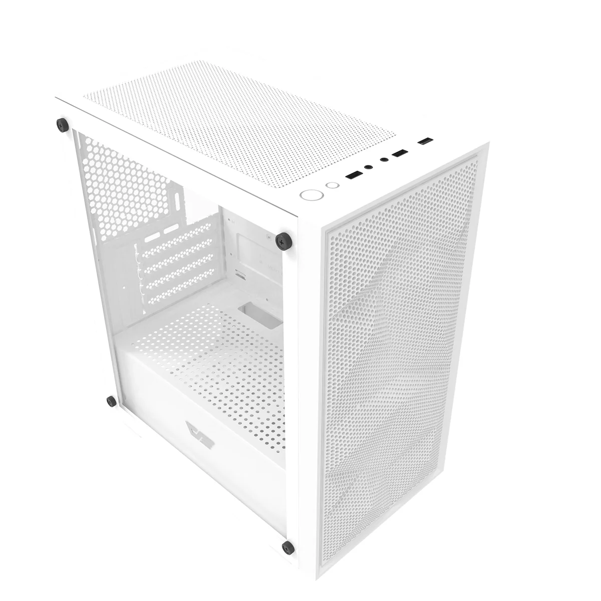 DarkFlash M305 Mesh TG Panel Luxury M-ATX PC Case (Black, White) - Image 20