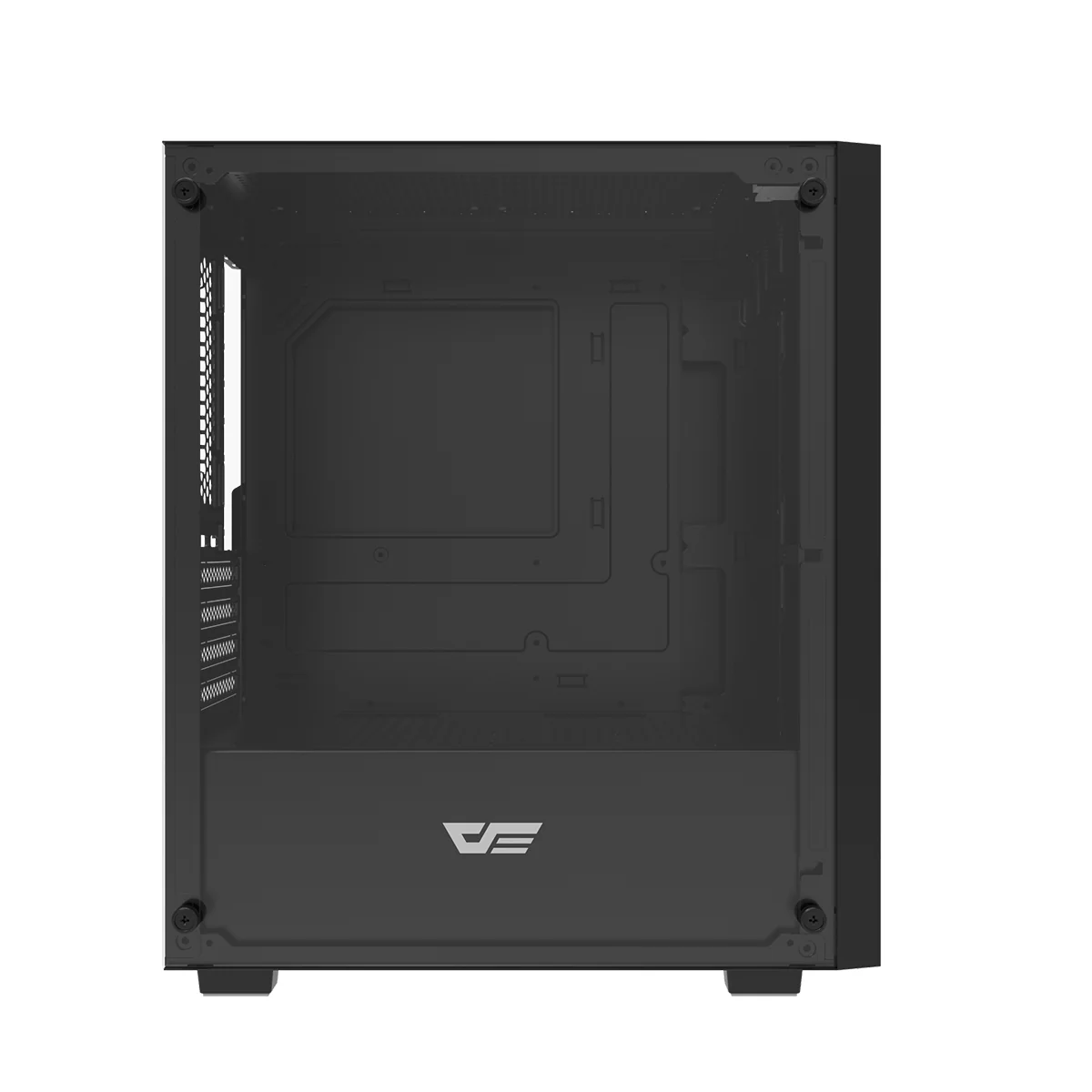 DarkFlash M305 Mesh TG Panel Luxury M-ATX PC Case (Black, White) - Image 4