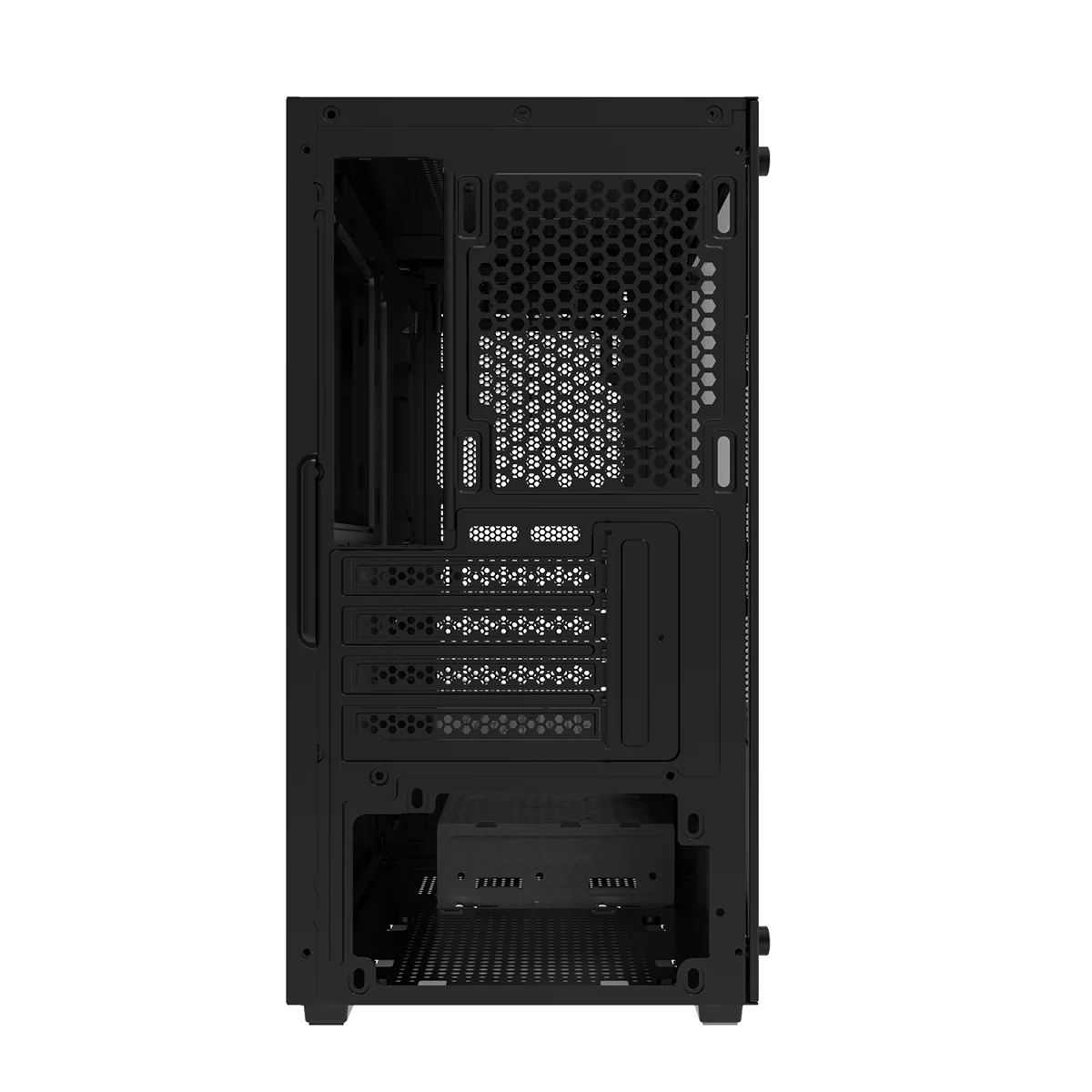 DarkFlash M305 Mesh TG Panel Luxury M-ATX PC Case (Black, White) - Image 7