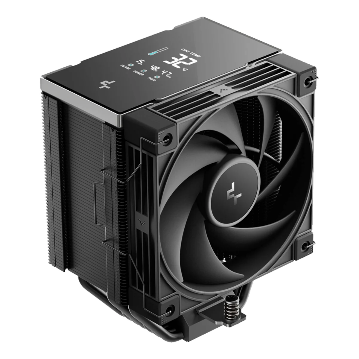 DeepCool AK700 Digital AI Dynamic Adjustment CPU Cooler with Digital Display (Black, White) - Image 2