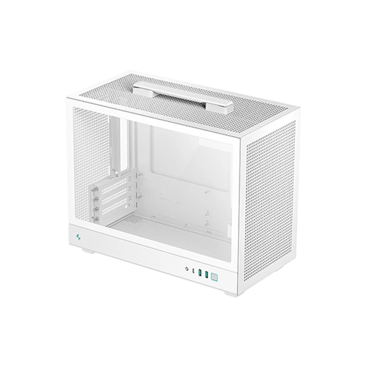 Deepcool CH160 PLUS MESH Mini-ITX Portable High Flow Pc Case (Black, White) - Image 14