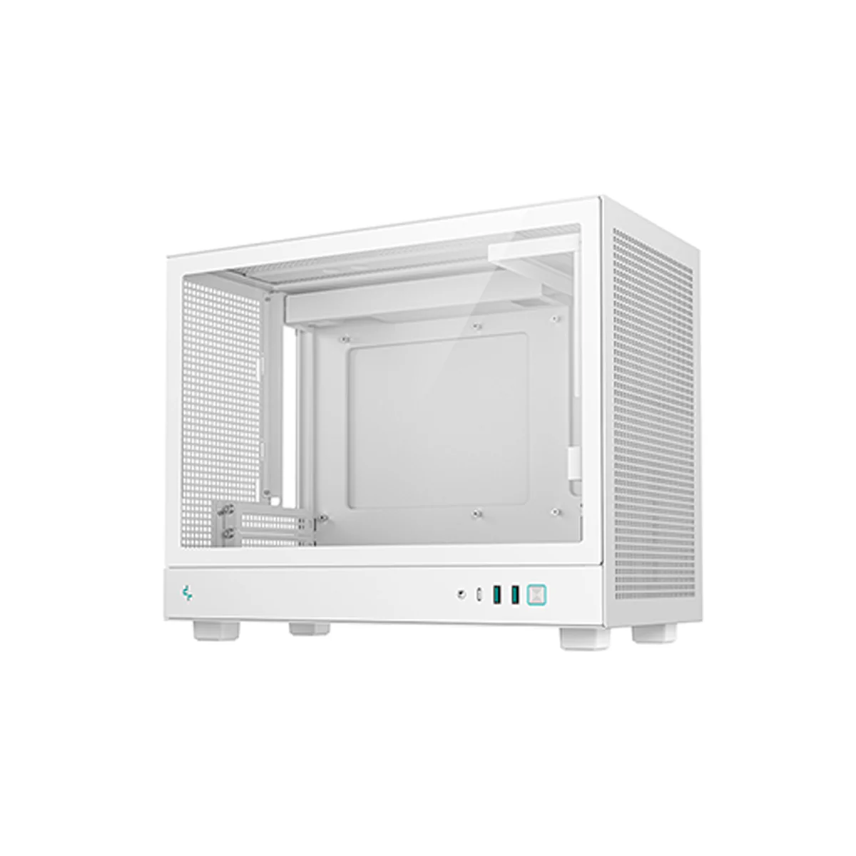 Deepcool CH160 PLUS MESH Mini-ITX Portable High Flow Pc Case (Black, White) - Image 16