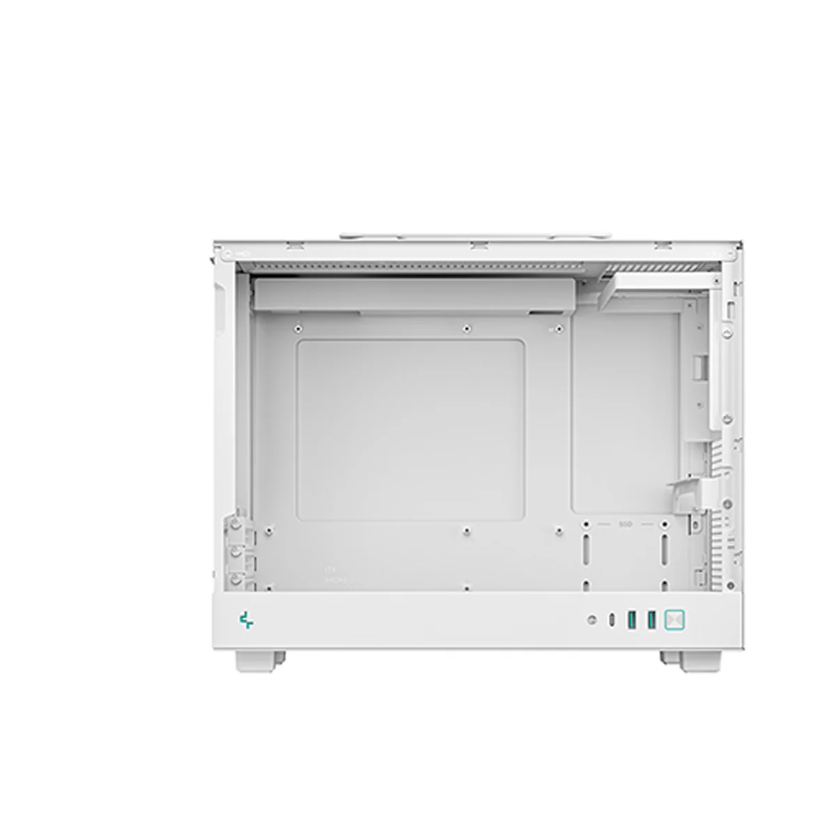 Deepcool CH160 PLUS MESH Mini-ITX Portable High Flow Pc Case (Black, White) - Image 18