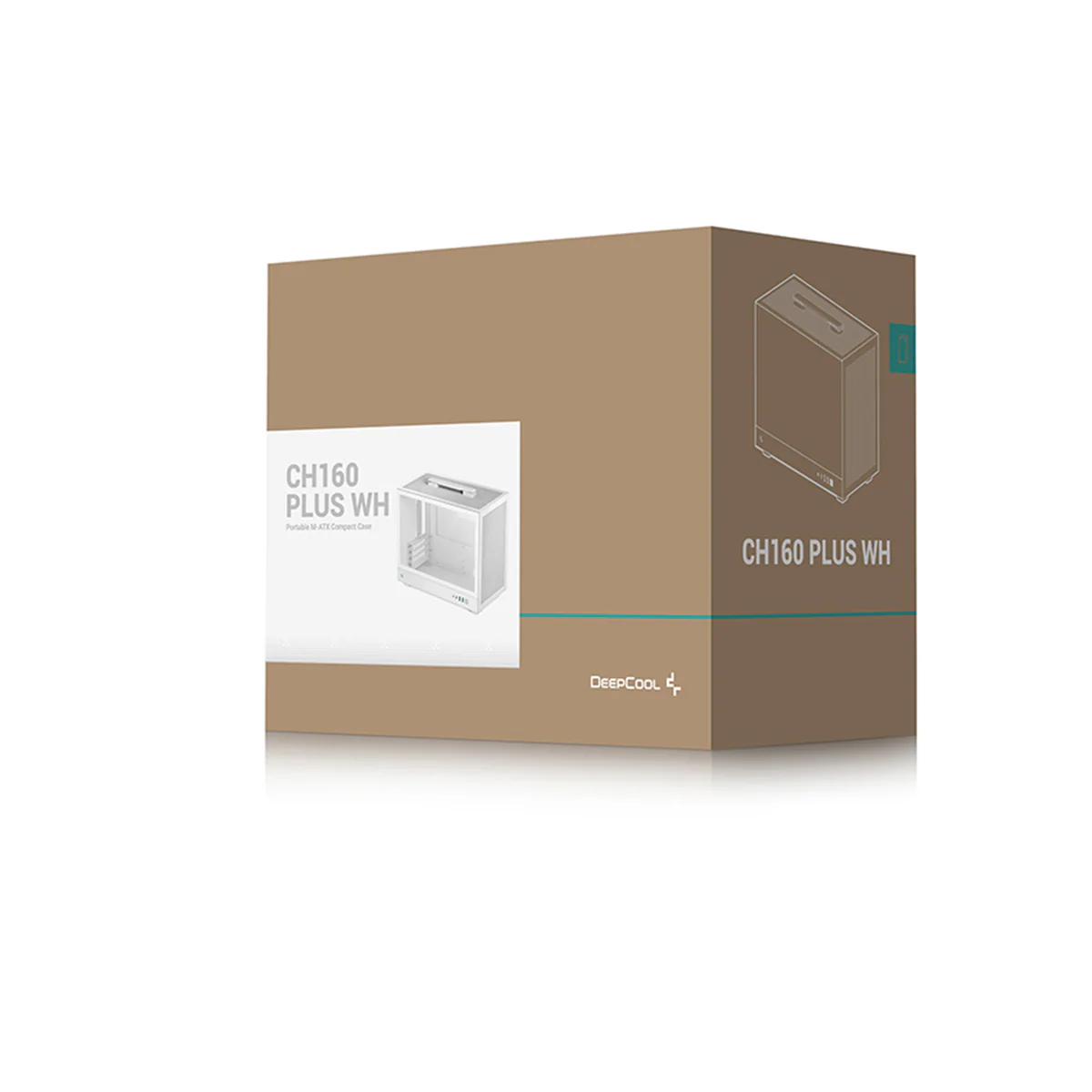 Deepcool CH160 PLUS MESH Mini-ITX Portable High Flow Pc Case (Black, White) - Image 24