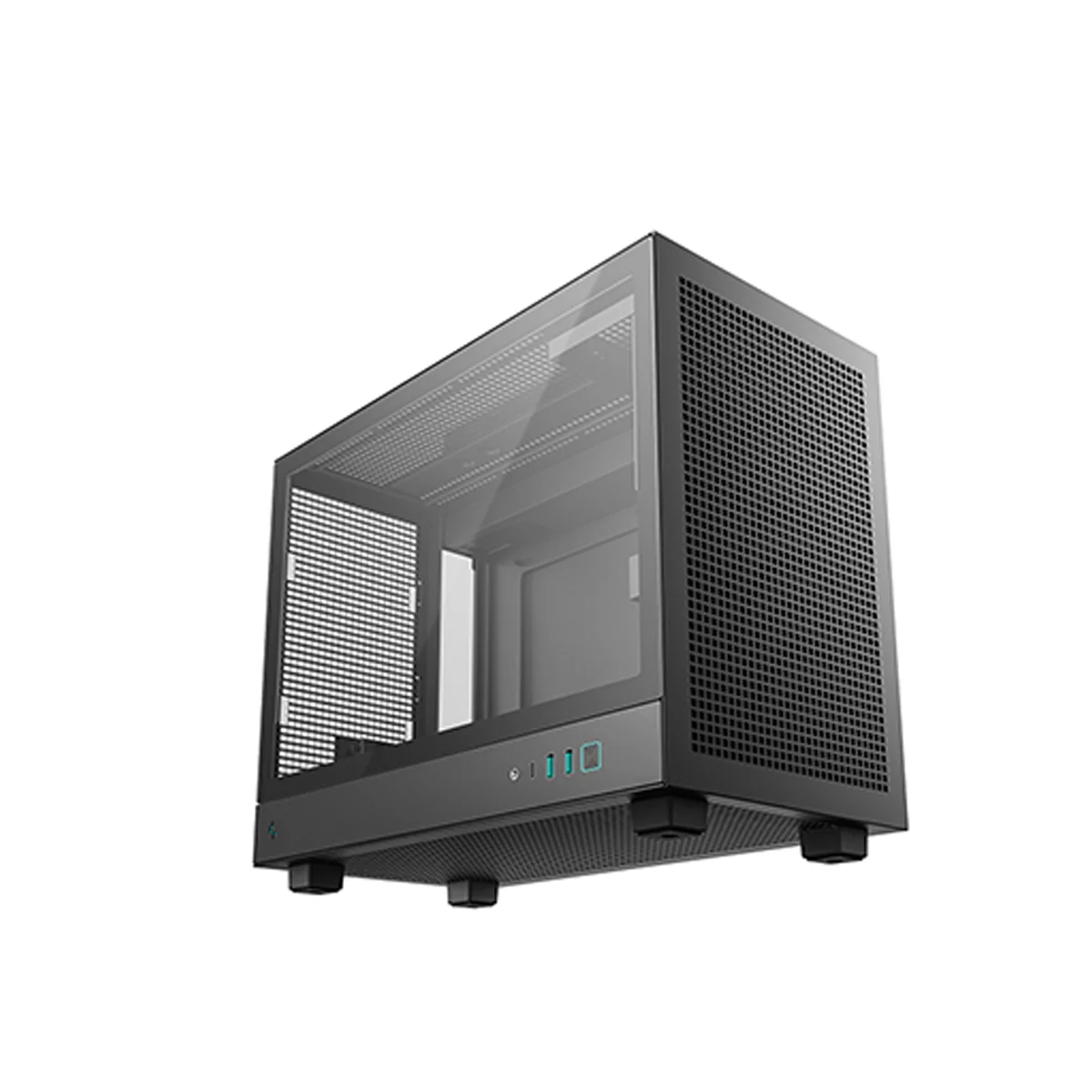 Deepcool CH160 PLUS MESH Mini-ITX Portable High Flow Pc Case (Black, White) - Image 4