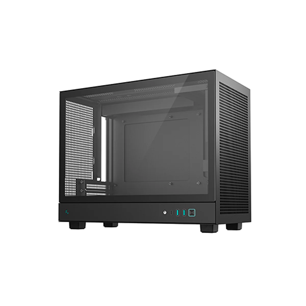 Deepcool CH160 PLUS MESH Mini-ITX Portable High Flow Pc Case (Black, White) - Image 5