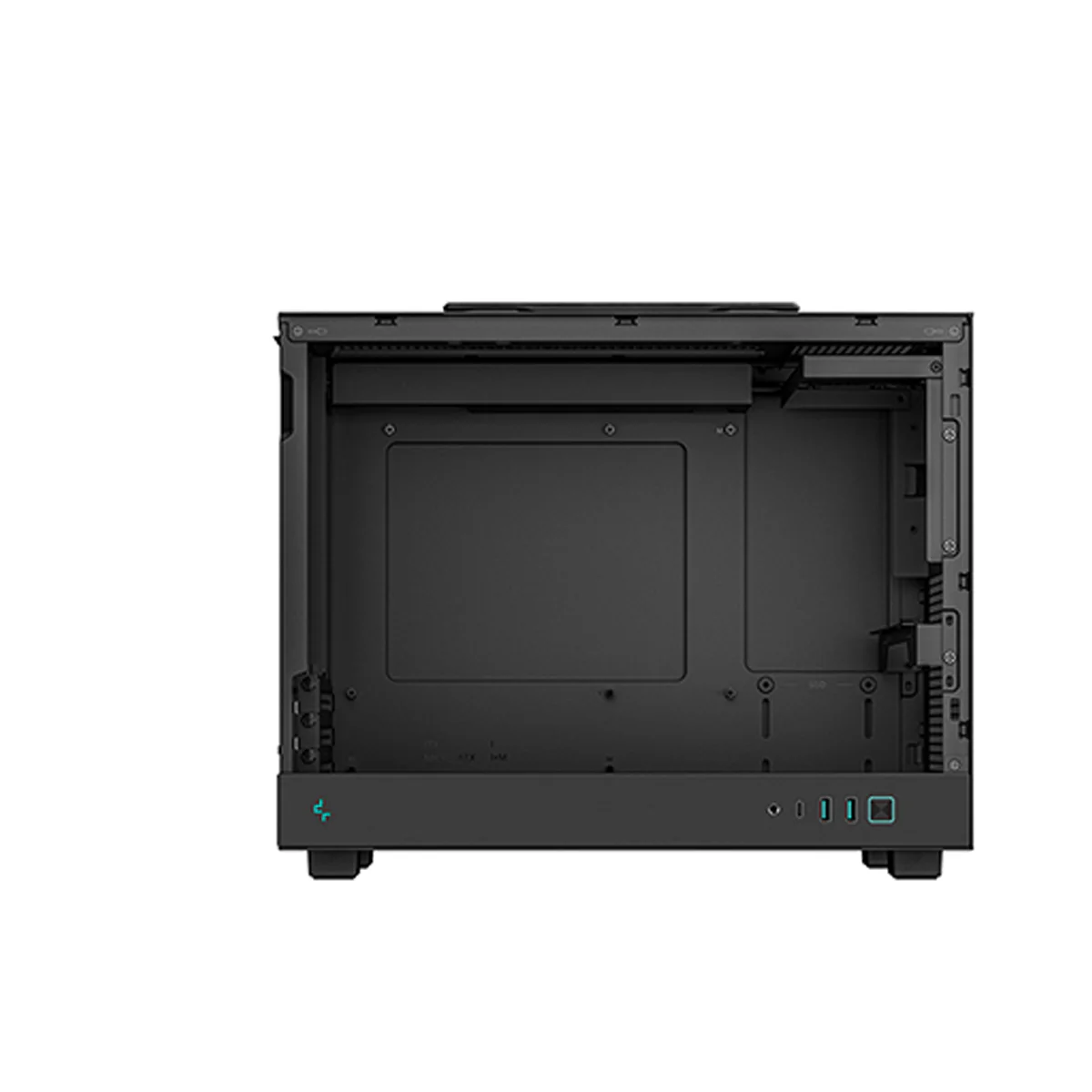 Deepcool CH160 PLUS MESH Mini-ITX Portable High Flow Pc Case (Black, White) - Image 7