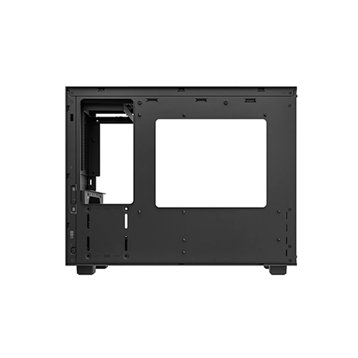 Deepcool CH160 PLUS MESH Mini-ITX Portable High Flow Pc Case (Black, White) - Image 8