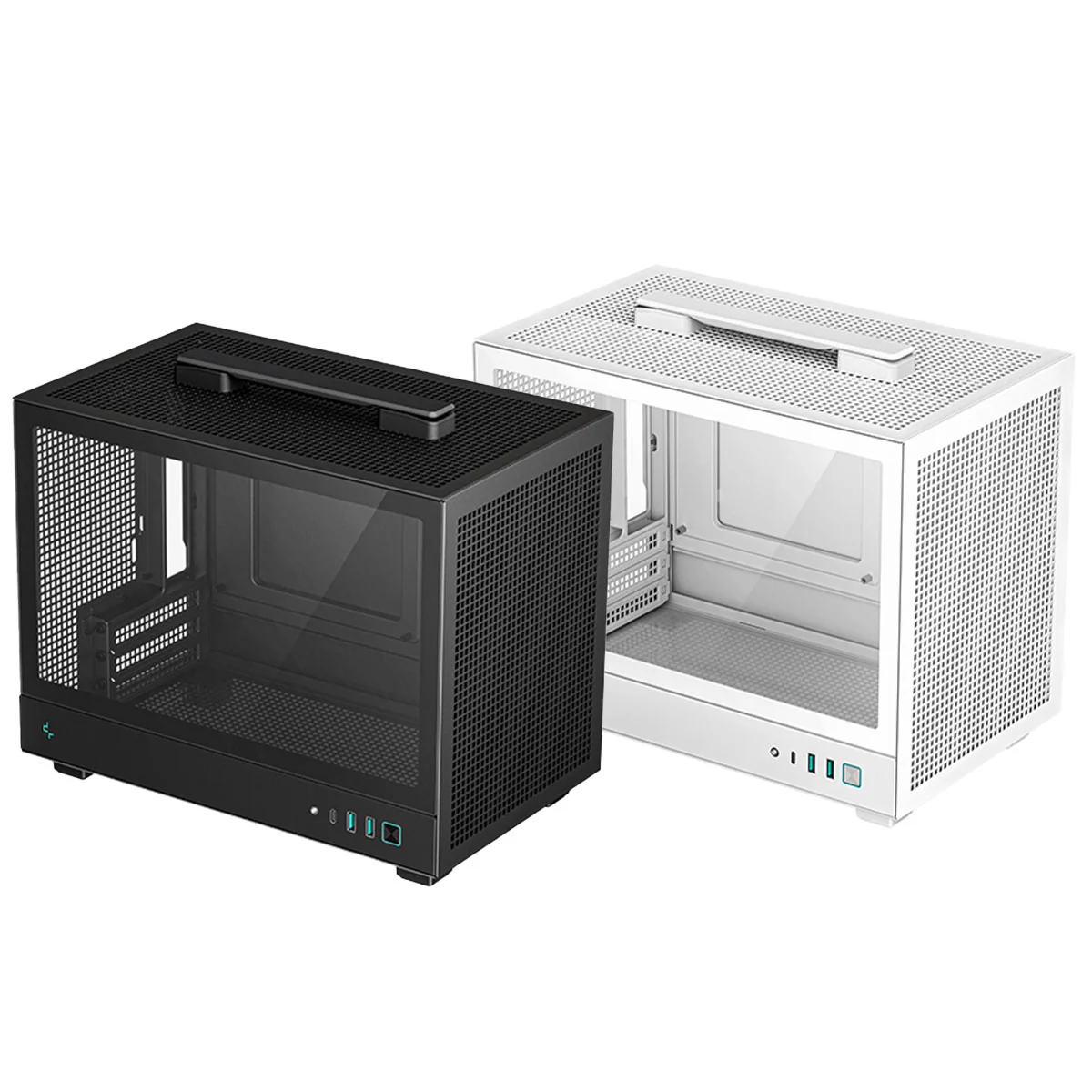 Deepcool CH160 Mini-ITX Mini Tower Cabinet PC Case (Black, White)