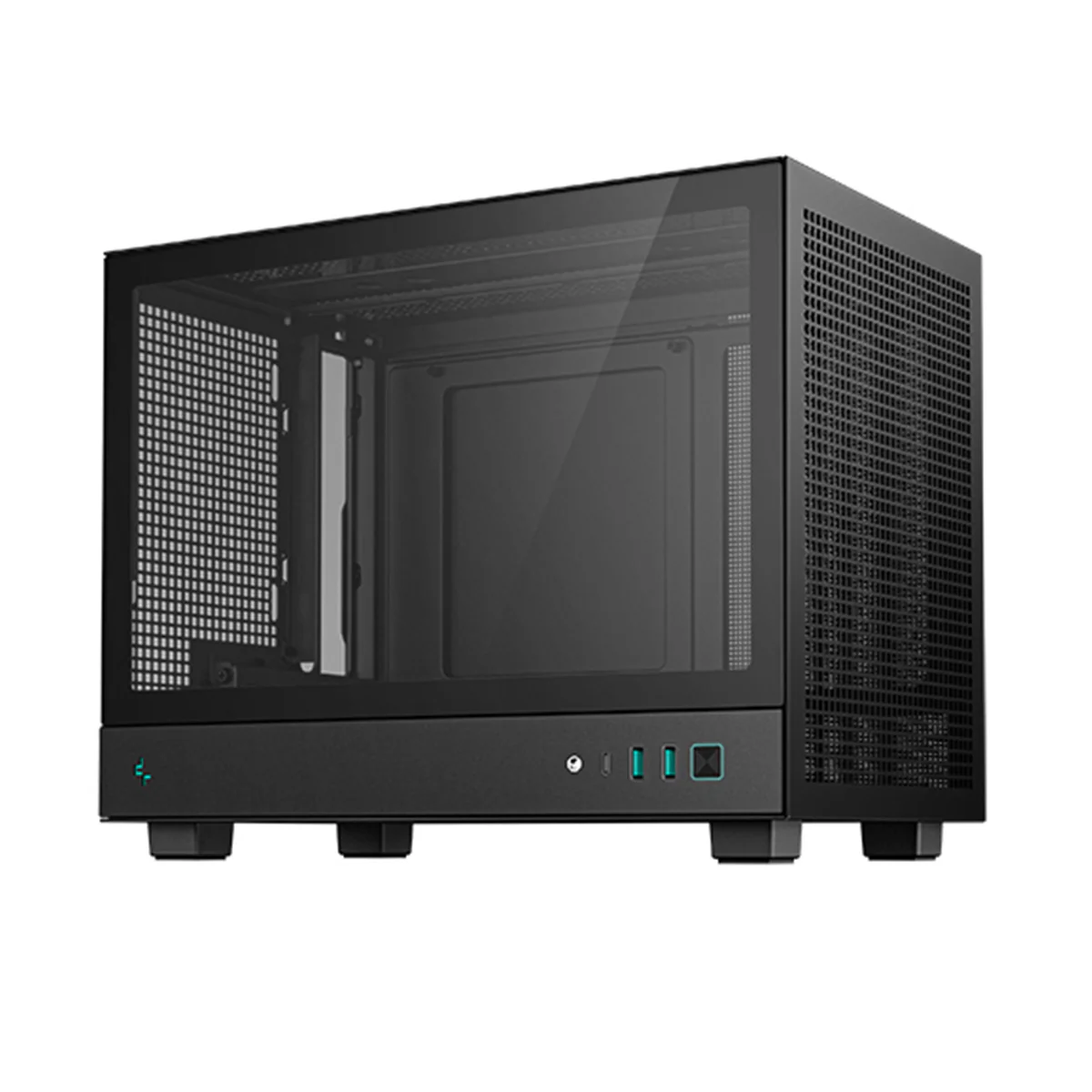 Deepcool CH160 Mini-ITX Mini Tower Cabinet PC Case (Black, White) - Image 2