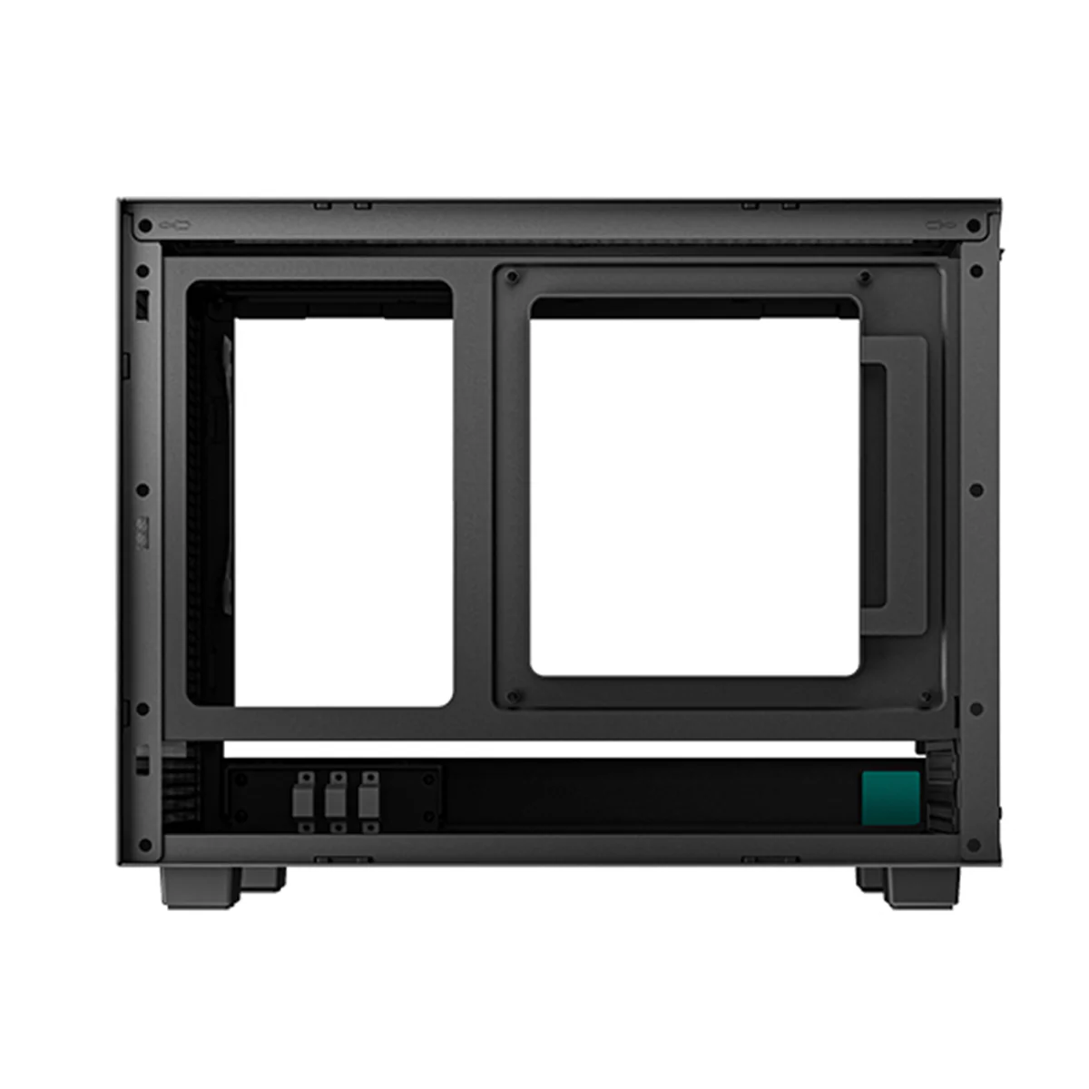Deepcool CH160 Mini-ITX Mini Tower Cabinet PC Case (Black, White) - Image 7