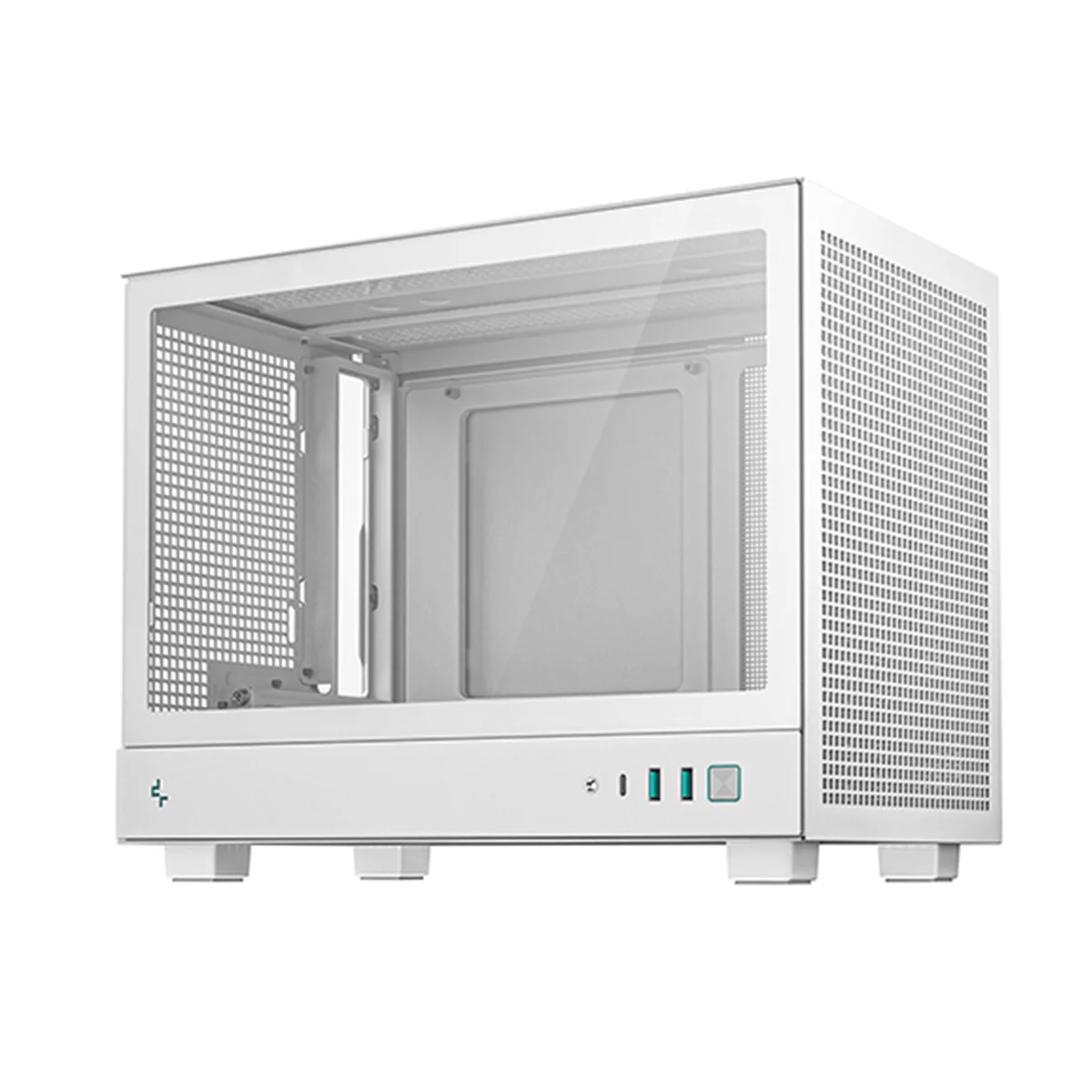 Deepcool CH160 Mini-ITX Mini Tower Cabinet PC Case (Black, White) - Image 9
