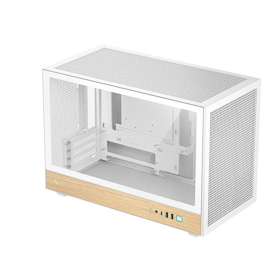 DeepCool CH260 Wood High Airflow Compact M-ATX Wood Grain PC Case (Black, White) (R-CH260-BKNWM0-G-1, R-CH260-WHNWM0-G-1) - Image 13