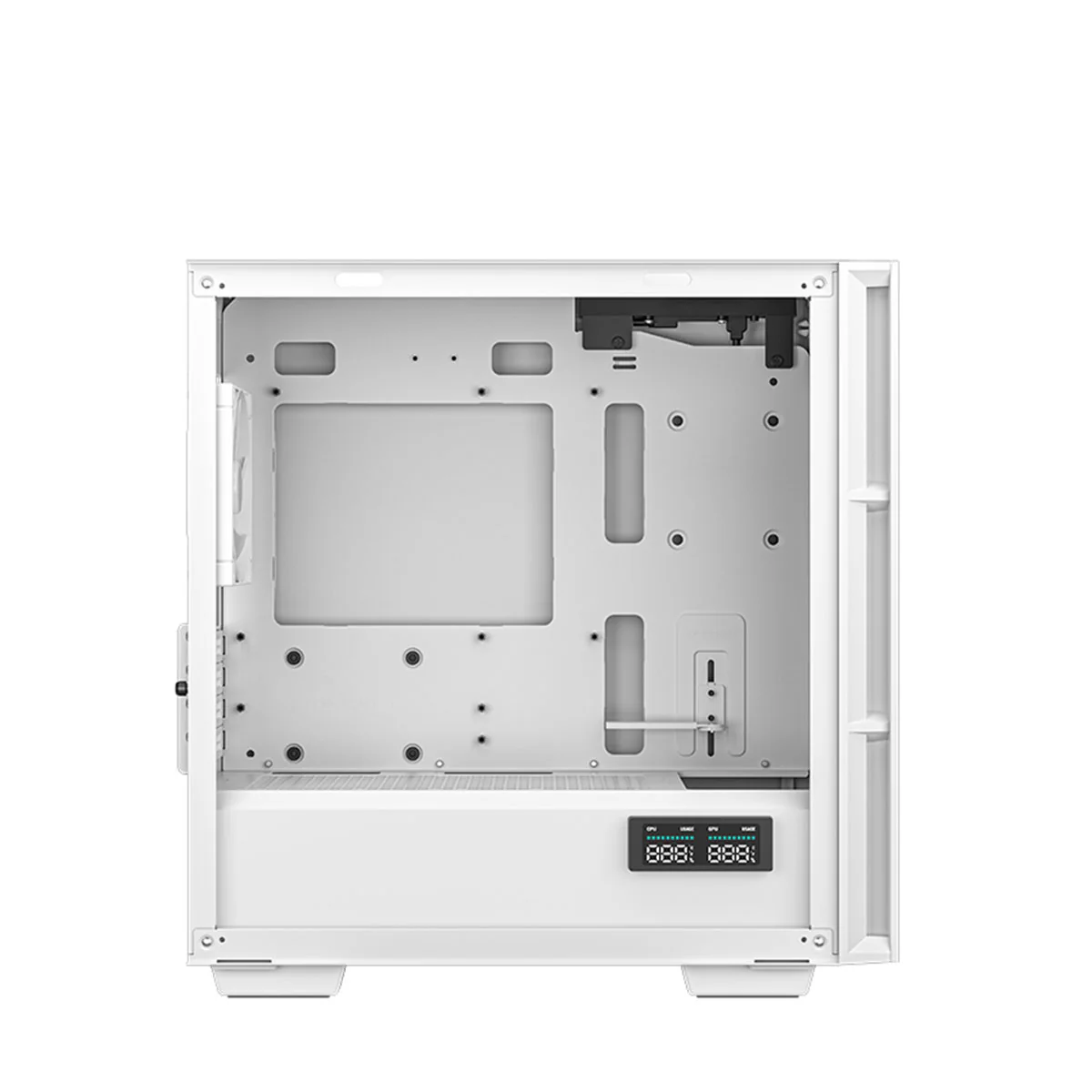 Deepcool CH360 Digital Micro Tower Mini-ITX/Micro ATX Case With Digital Display Screen With Tempered Glass Window (Black, White) - Image 17