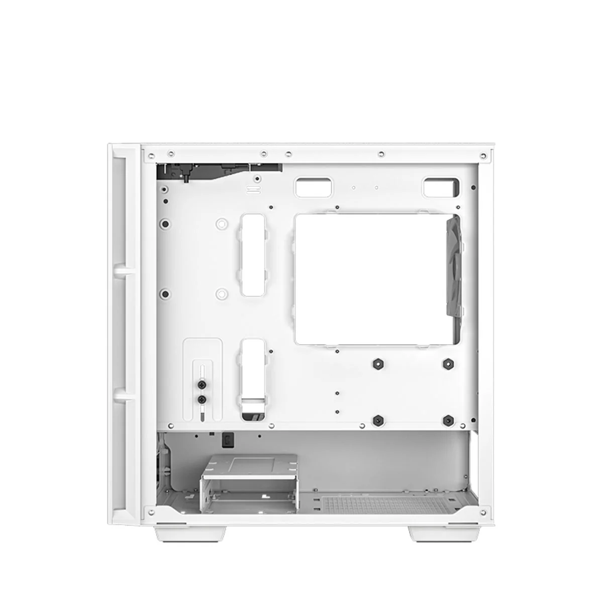 Deepcool CH360 Digital Micro Tower Mini-ITX/Micro ATX Case With Digital Display Screen With Tempered Glass Window (Black, White) - Image 18