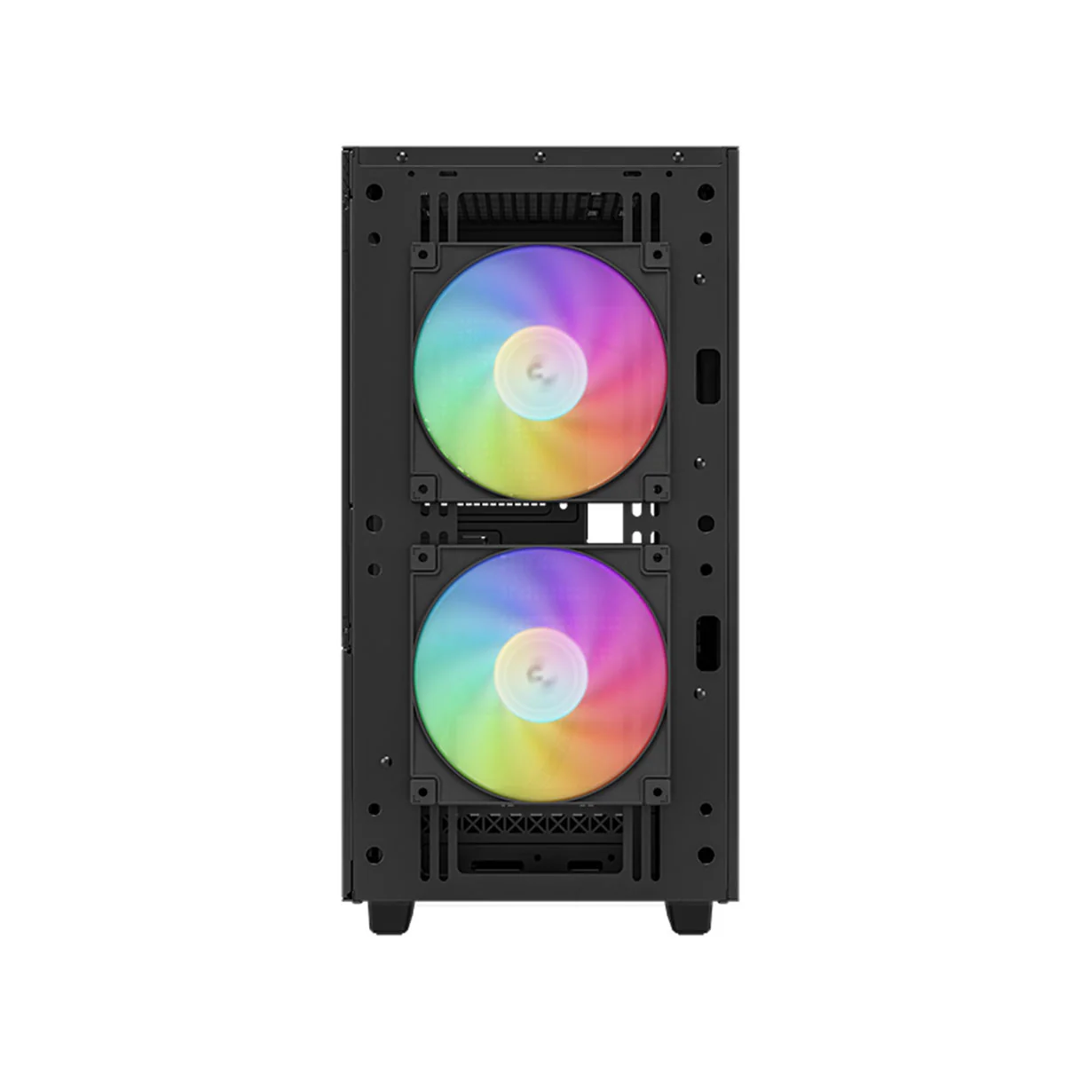 Deepcool CH360 Digital Micro Tower Mini-ITX/Micro ATX Case With Digital Display Screen With Tempered Glass Window (Black, White) - Image 5