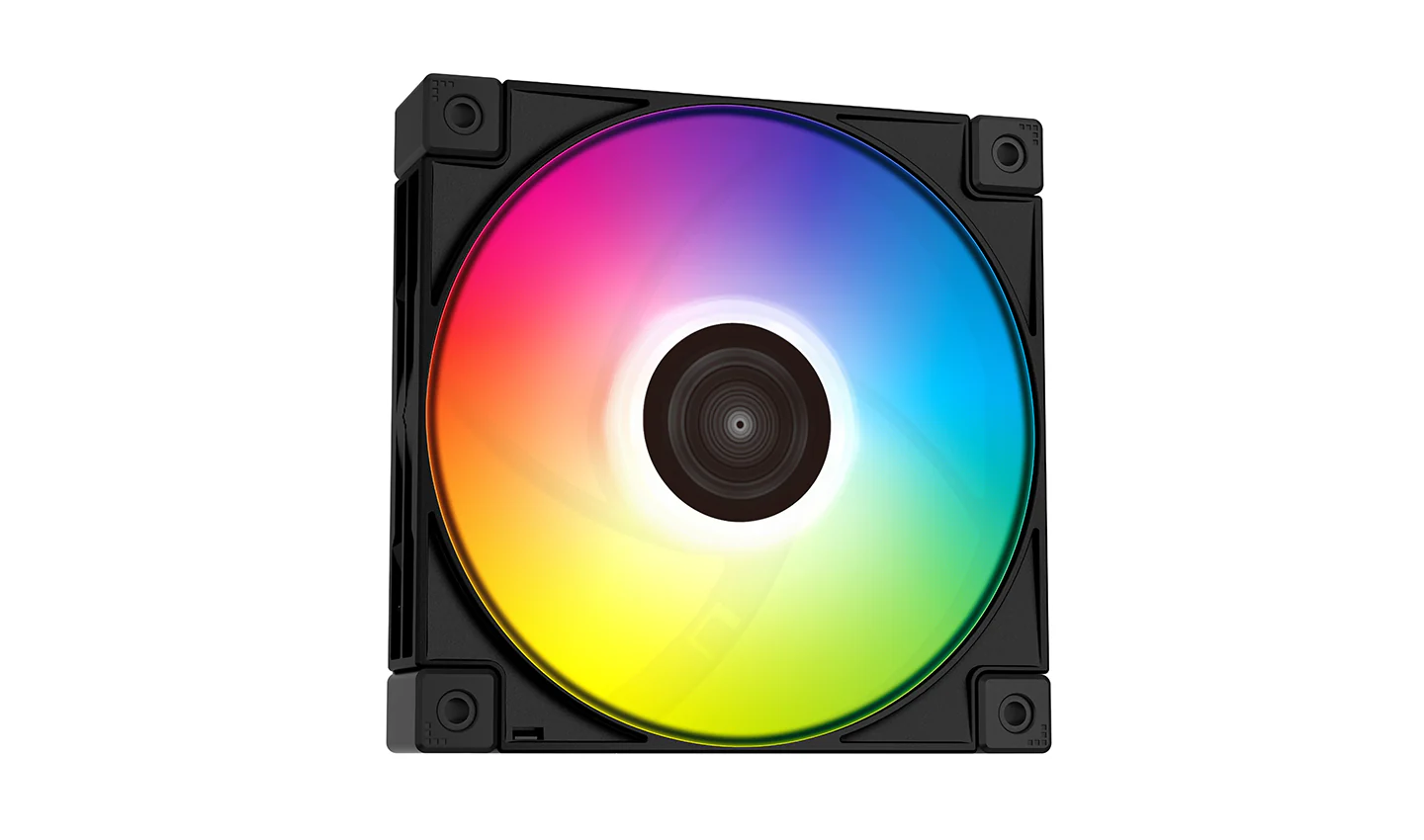 Deepcool FC120 1X120MM Hydro Bearing 500-1800RPM 10% 4-PIN PWM ARGB LED Fan (R-FC120-BKAMN1-G-1) - Image 2