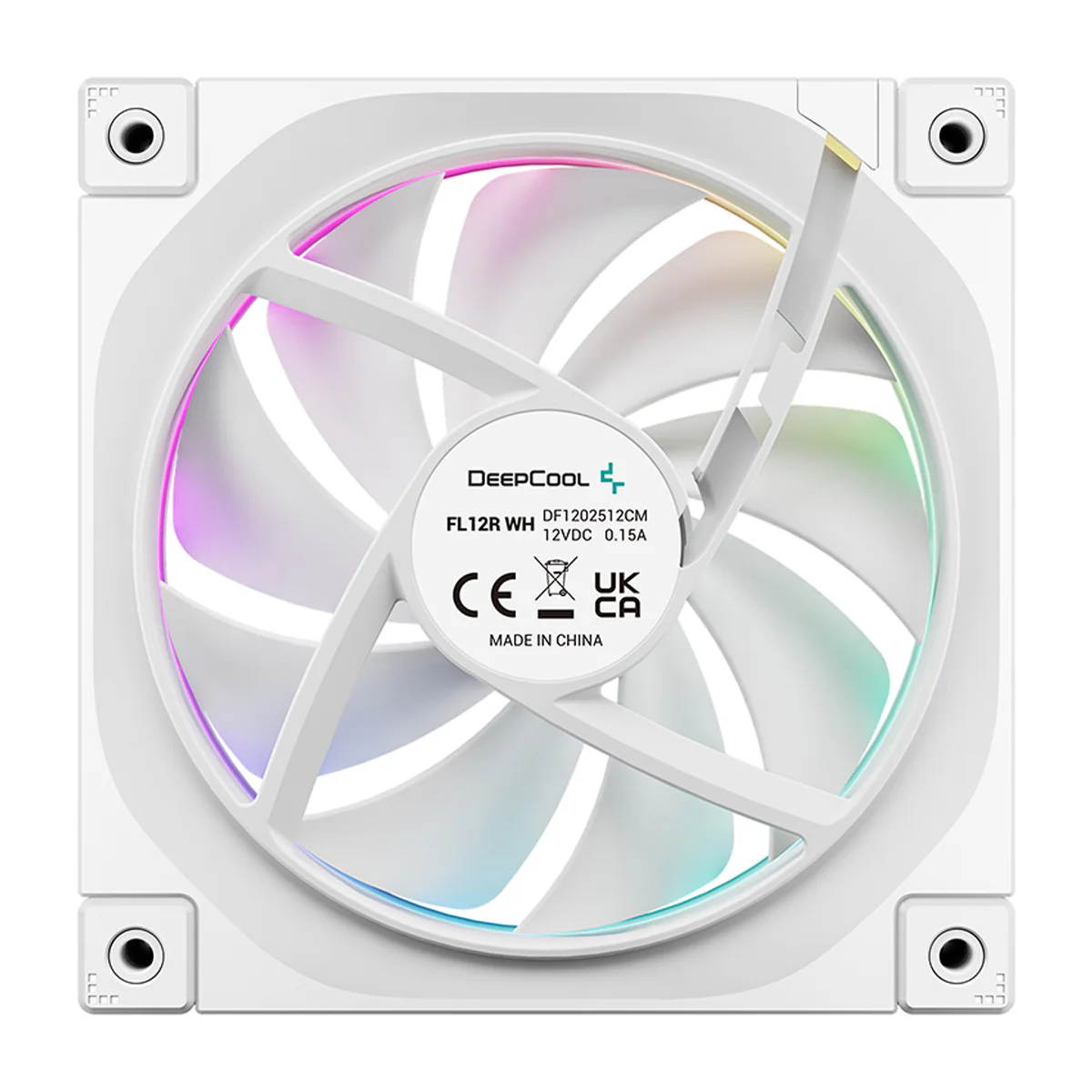 DeepCool FL12R Single 120mm Unique ARGB Fan (Black, White) - Image 11