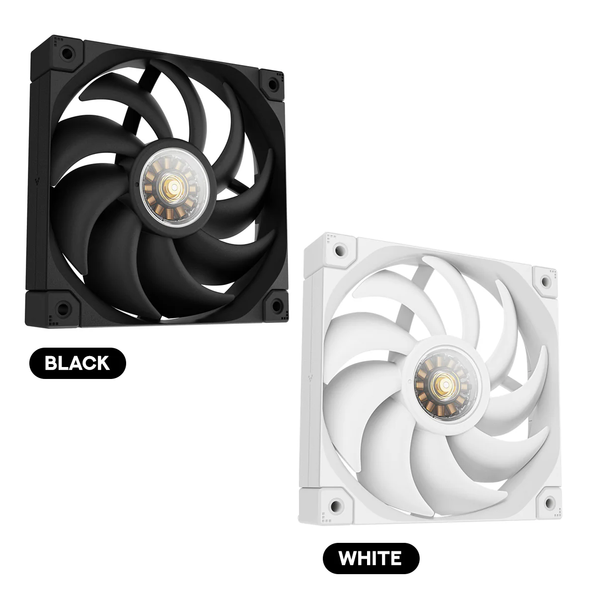 DeepCool FT12 Single 120mm High Performance Fan (Black, White)