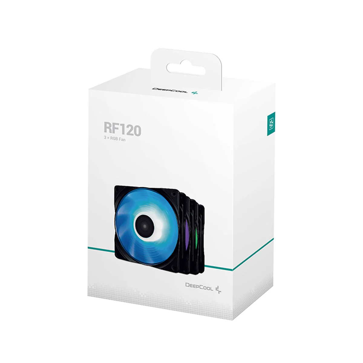 Deepcool RF120 3-IN-1 3X120MM Hydro Bearing 500-1500RPM PWM Control With Cable Controller High Brightness RGB LED Fans (DP-FRGB-RF120-3C) - Image 12