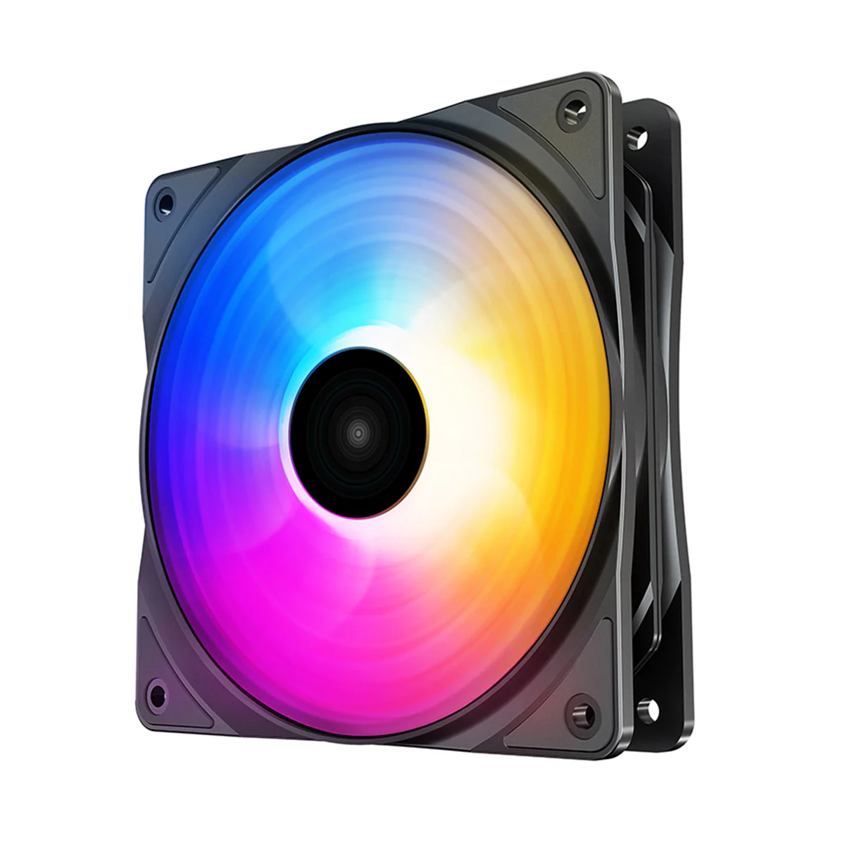 Deepcool RF120 FS 1X120MM Hydro Bearing 500-1500RPM PWM Control 9 Blades 4-Pin RGB LED Fan (DP-FLED3-RF120-FS)