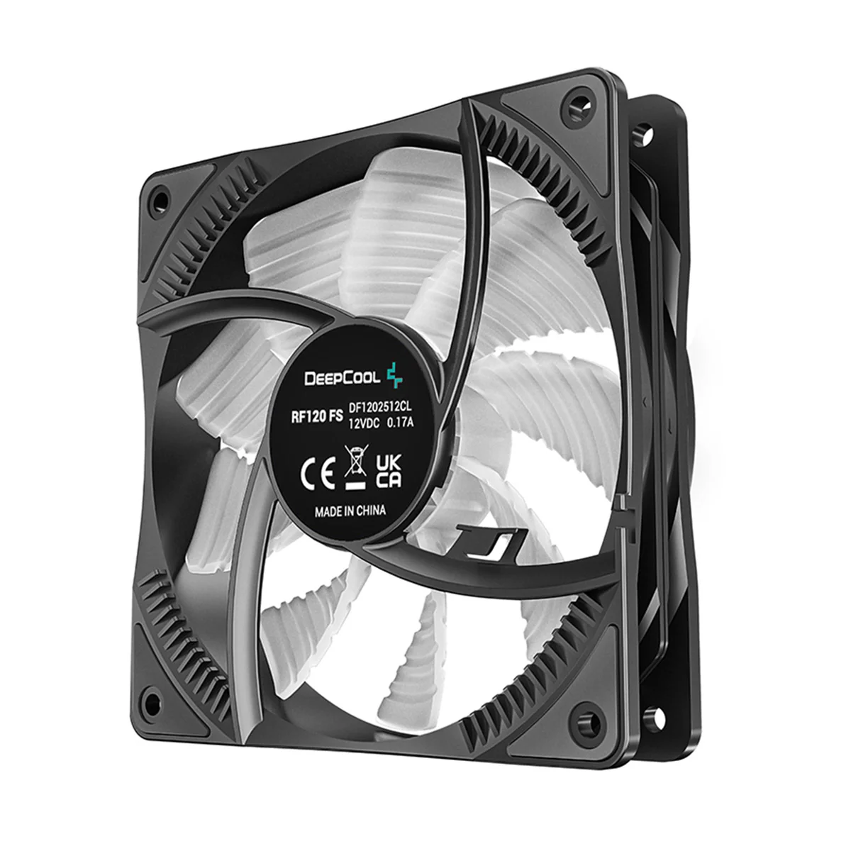 Deepcool RF120 FS 1X120MM Hydro Bearing 500-1500RPM PWM Control 9 Blades 4-Pin RGB LED Fan (DP-FLED3-RF120-FS) - Image 3