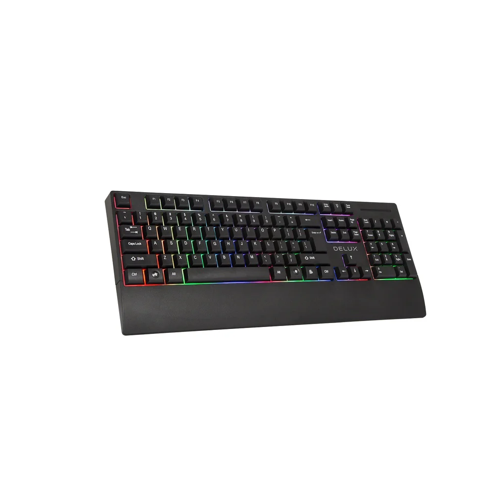 Delux K9852U 104-Keys Membrane Wired Gaming Keyboard - Image 3