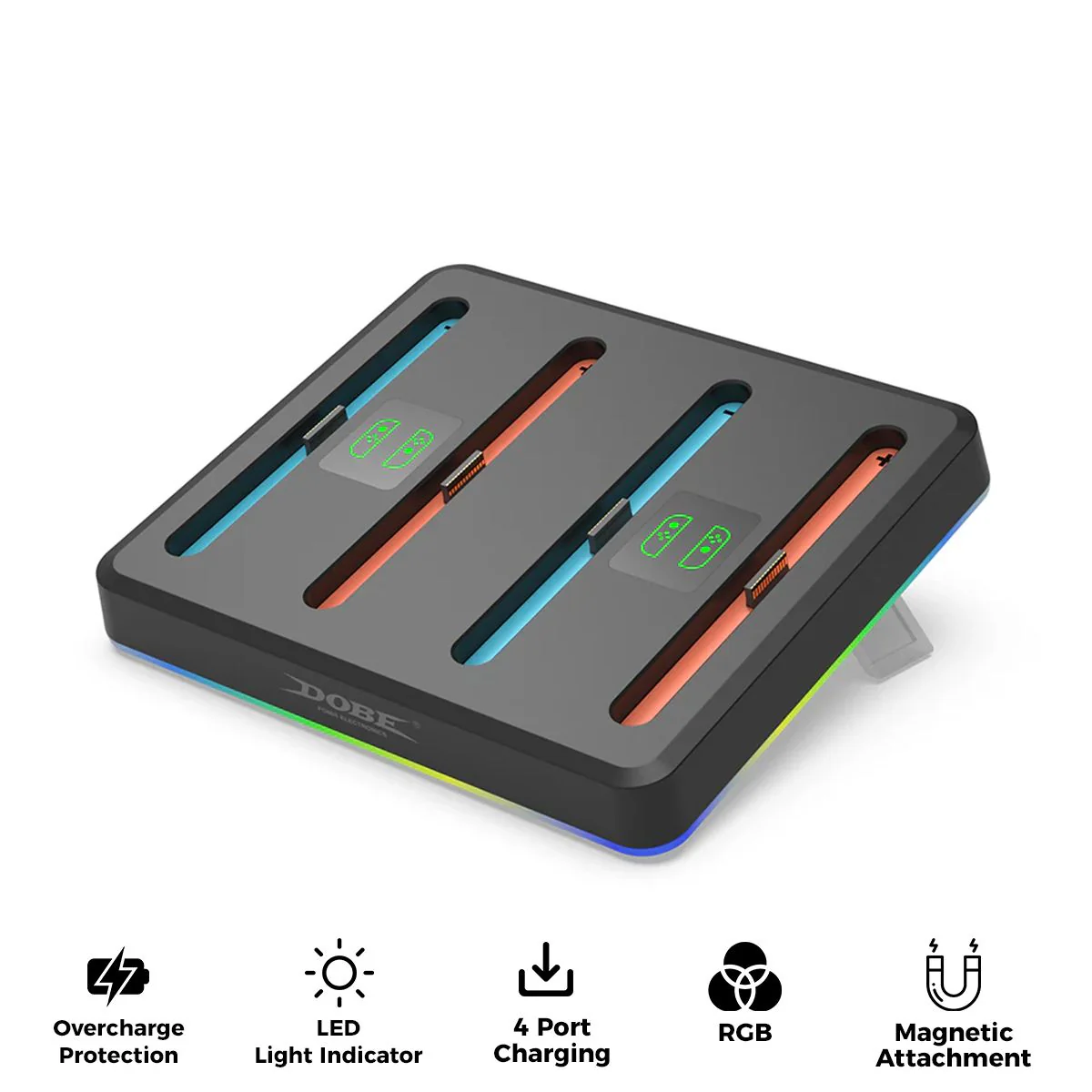 Dobe Charging Dock for Nintendo Switch 2 Joy-Pad (Black) TNS-3160