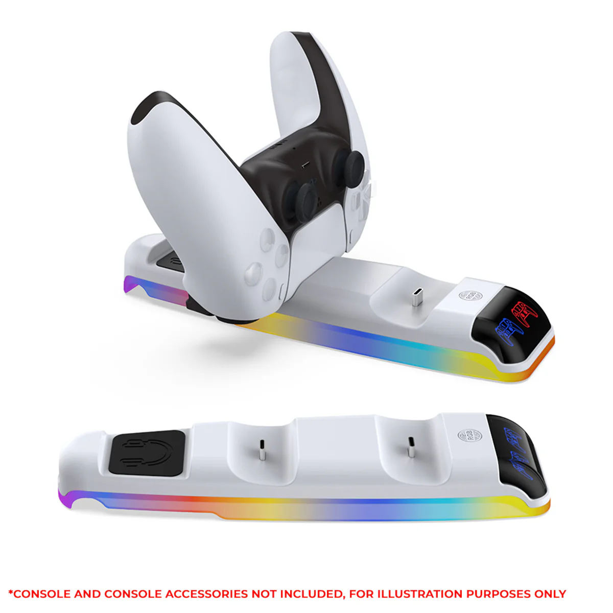 Dobe Charging Dock for PS5 Slim Controller (White) TP5-3597 - Image 5