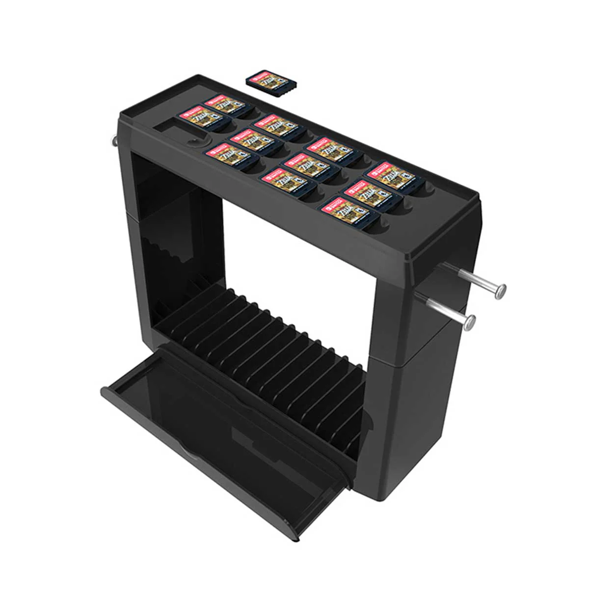 Dobe NSW Multifunctional Storage Stand Kit For N-Switch / N-Switch OLED (Black) TNS-19051 - Image 2