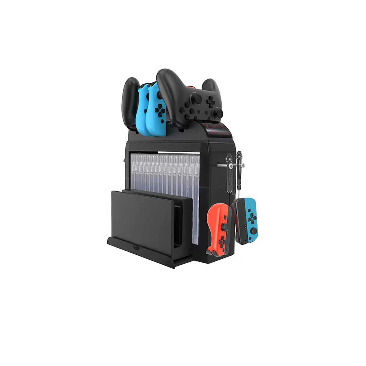 Dobe NSW Multifunctional Storage Stand Kit For N-Switch / N-Switch OLED (Black) TNS-19051 - Image 4