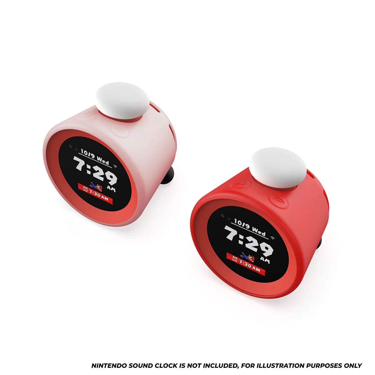 Dobe Silicone Case for Nintendo Sound Clock (Red, Misty White) TNS-31101 - Image 7