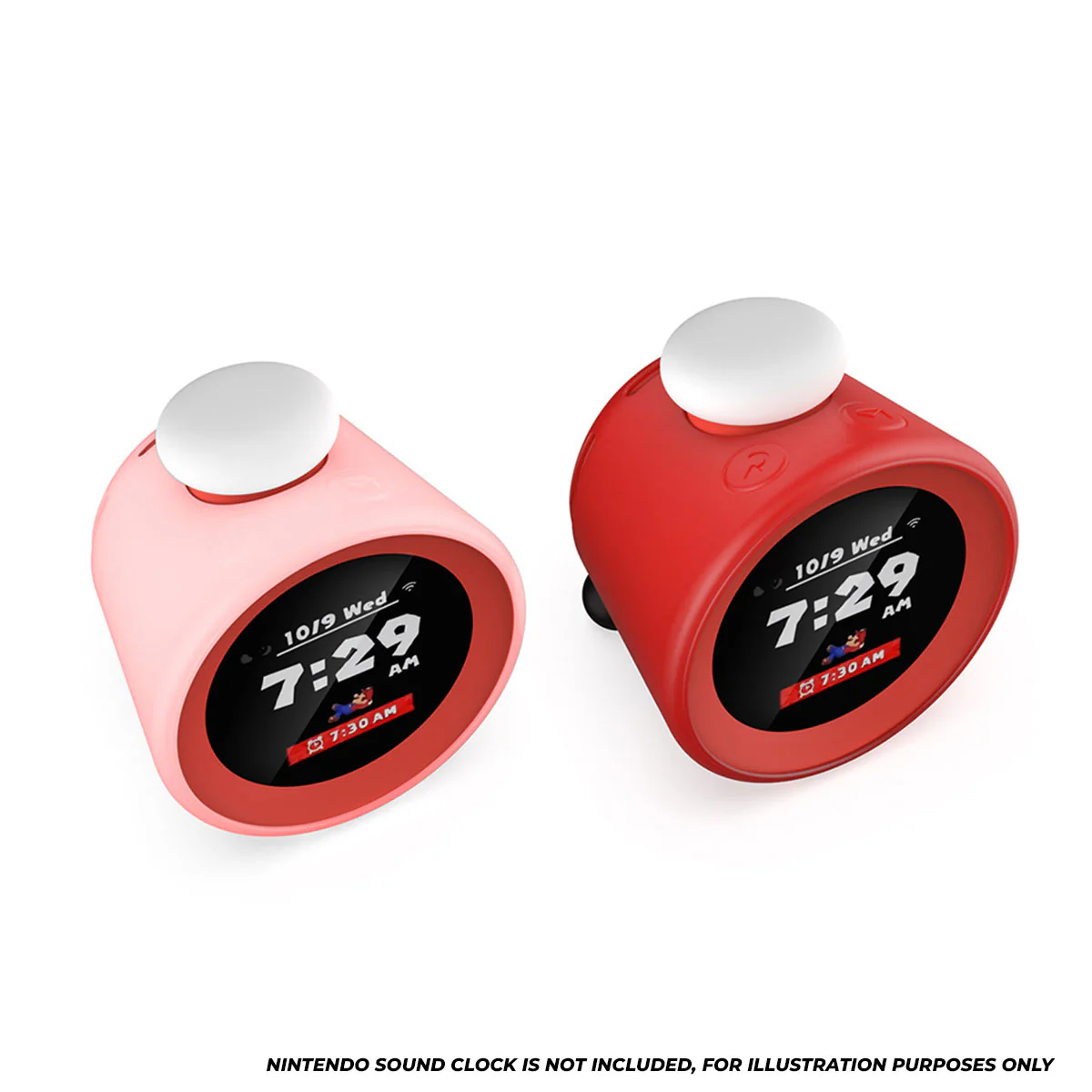 Dobe Silicone Case for Nintendo Sound Clock (Red, Misty White) TNS-31101 - Image 8