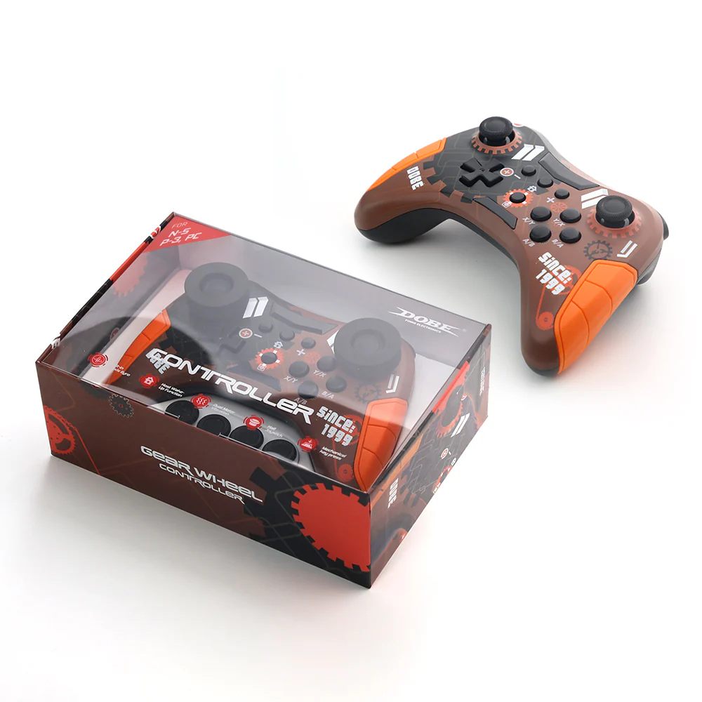 Dobe Wireless Mechanical Controller for Nintendo Switch/ PS3/ PC TY-3839 (Gear Wheel, Fortress, Armoured) - Image 6