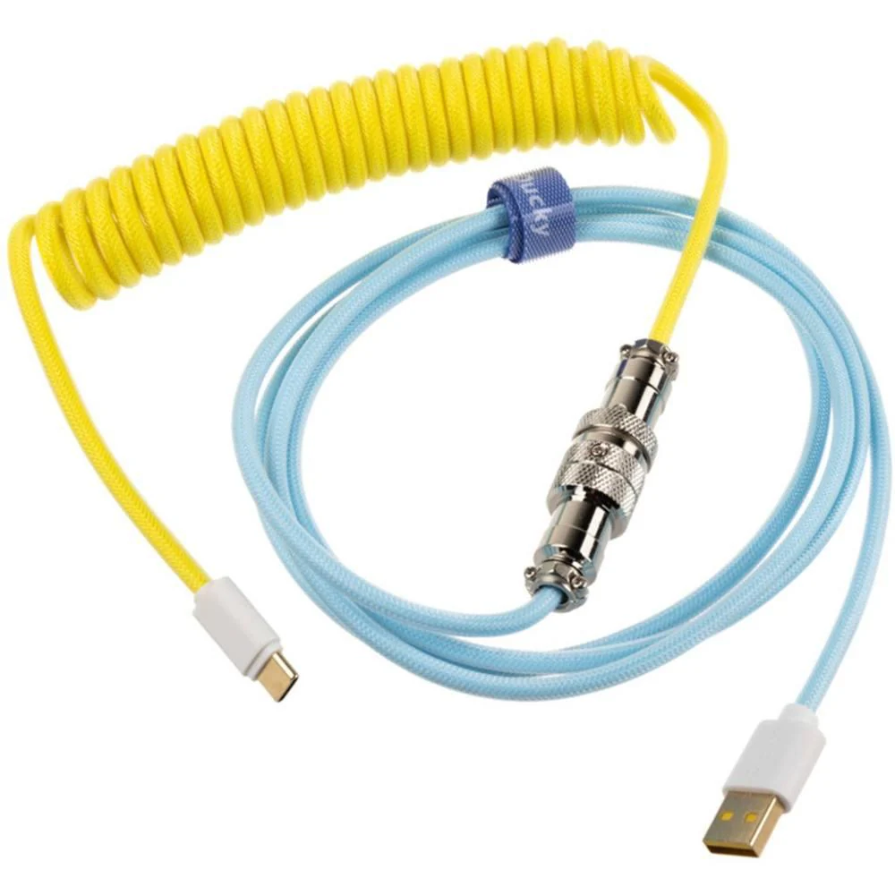 DUCKY COTTON CANDY EDITION PREMICORD COILED KEYBOARD CABLE (DKCC-CCCNC1) - Image 3