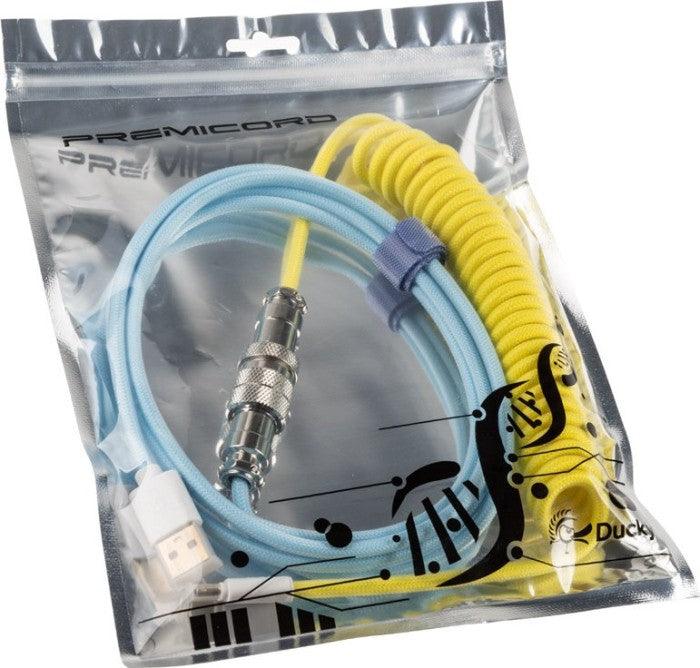 DUCKY COTTON CANDY EDITION PREMICORD COILED KEYBOARD CABLE (DKCC-CCCNC1) - Image 8