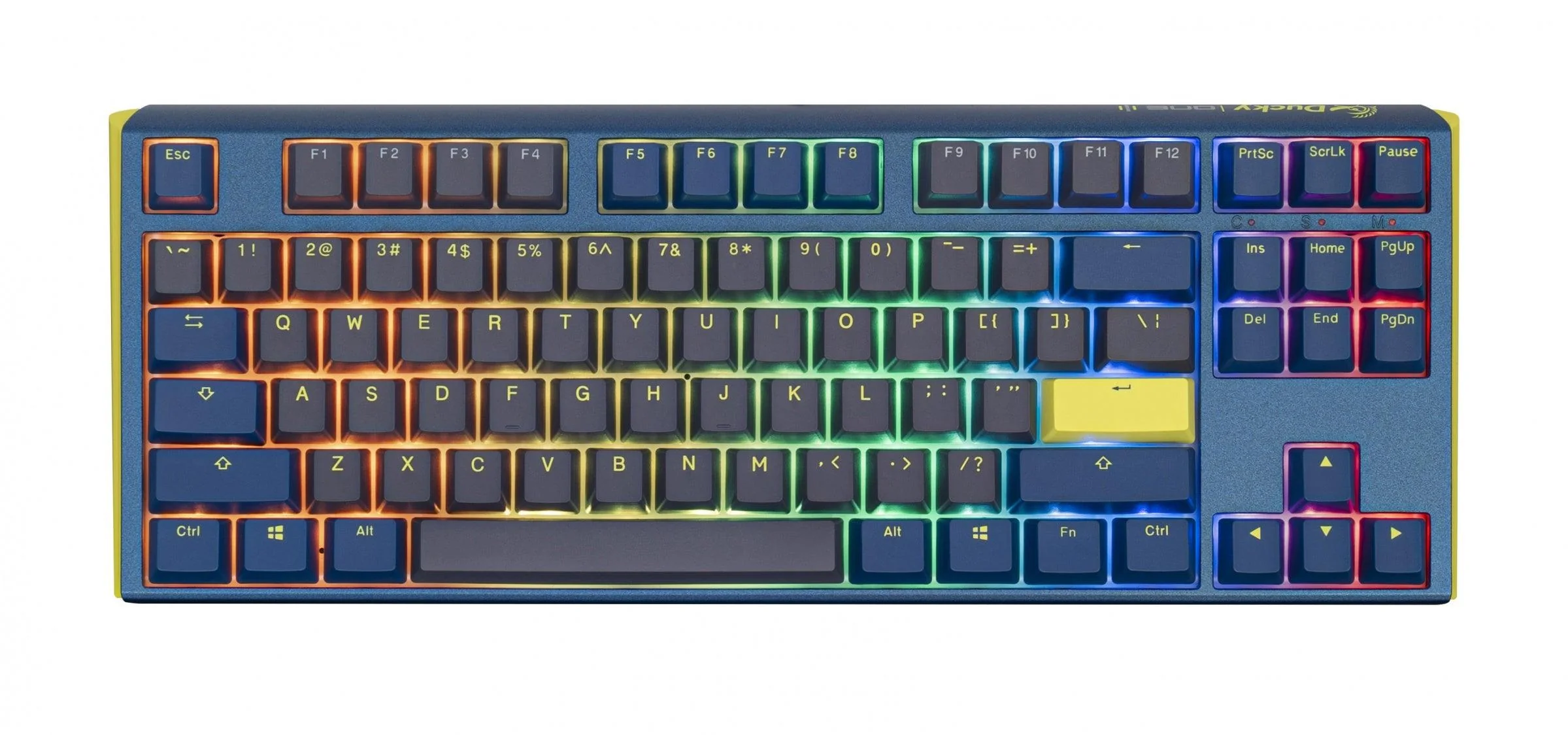 DUCKY ONE 3 Daybreak TKL Hotswap RGB Double Shot PBT Quack Mechanical Keyboard (Cherry RGB Red) (DKON2187ST-RUSPDDBBHHC1)